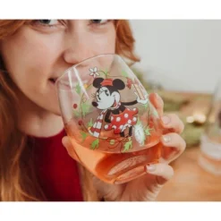 Silver Buffalo Disney Minnie Mouse Christmas Wreath Stemless Wine Glass | Holds 20 Ounces 9 Silver Buffalo Disney Minnie Mouse Christmas Wreath Stemless Wine Glass | Holds 20 Ounces -Disney Sales Store GUEST f9cb5b0c 9c61 42d9 826f 11a2cb2cc95c