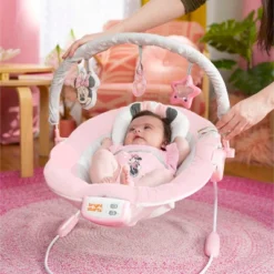 Bright Starts Disney Baby Minnie Mouse Rosy Skies Pink Baby Bouncer Infant Seat -Disney Sales Store GUEST fe22b55f aa60 4fe0 b031 483992e1001f