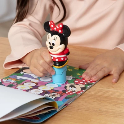 Melissa & Doug Sticker WOW! 24-Page Activity Pad And Sticker Stamper With 300 Stickers - Disney Minnie Mouse: Stickers, Favorite Character Theme 4 Melissa & Doug Sticker WOW! 24-Page Activity Pad And Sticker Stamper With 300 Stickers - Disney Minnie Mouse: Stickers, Favorite Character Theme - Image 4