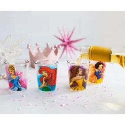 Silver Buffalo Disney Princess Portraits 2-Ounce Mini Shot Glasses | Set Of 4 -Disney Sales Store GUEST ffd9e172 5611 474c a617 b37831effe80
